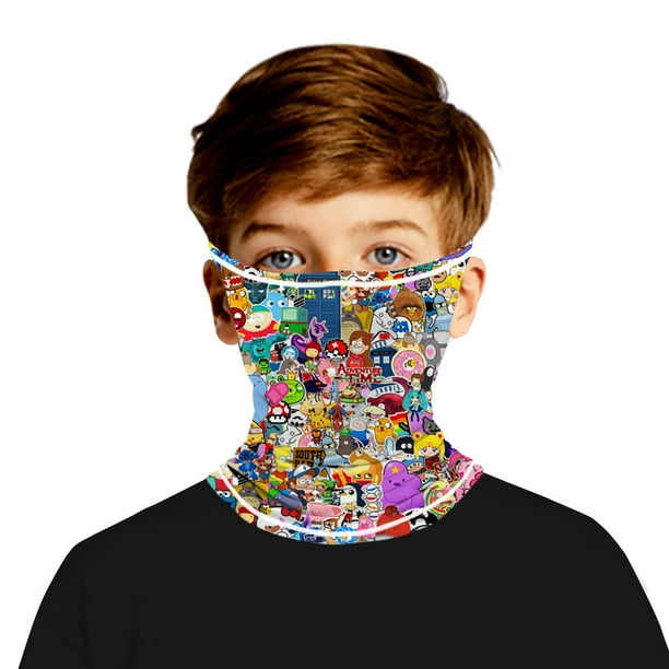 5Pcs Scarf Bandanas Neck Gaiter Unisex Headwear Bandana for Outdoor and Sports